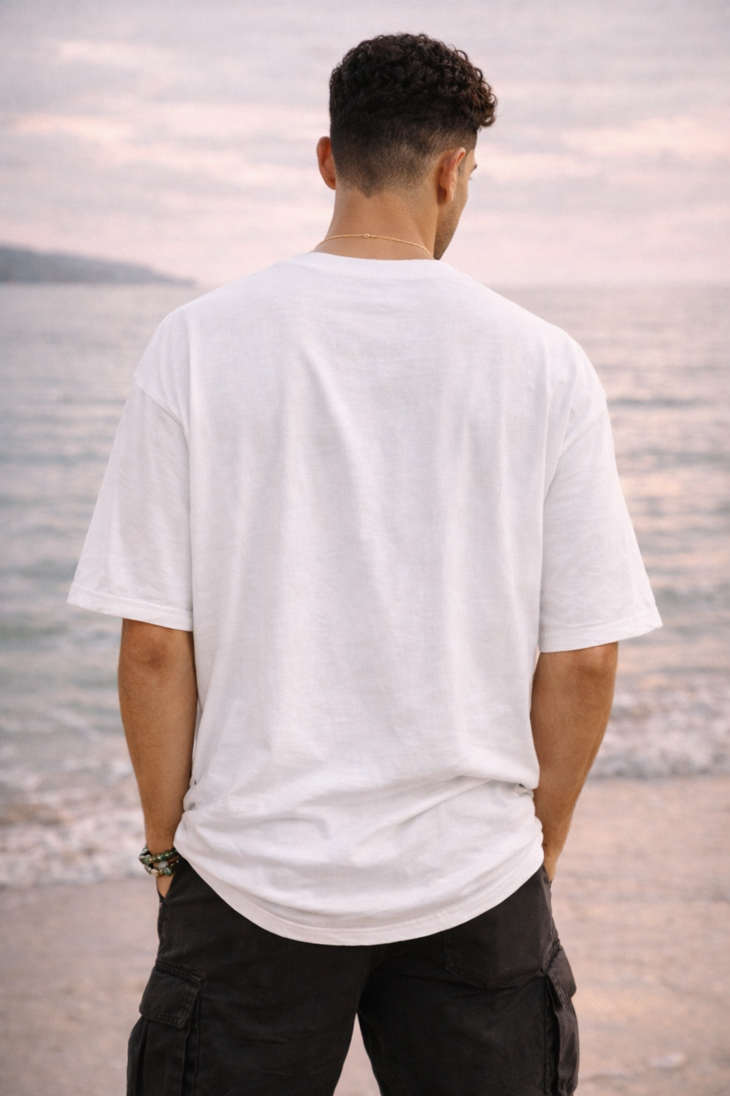 Astrologic India – Cosmic Energy Oversized T-Shirt for Men | Sun & Moon Graphic Tee