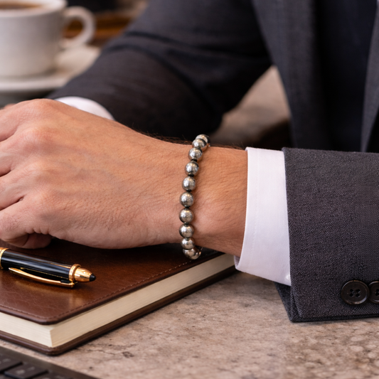 Pyrite Bracelet - 100% Real Pyrite Stone