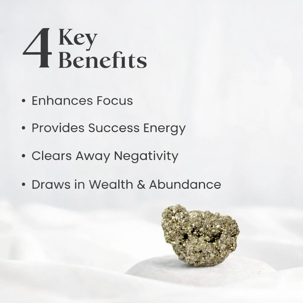 Raw Pyrite Anklet w/ Free Pyrite Stone + Selenite plate