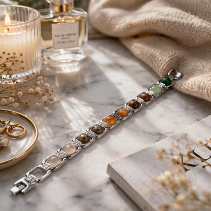 Full Wealth Kit – Bracelet + Anklet + Selenite Plate (Best Value Combo)