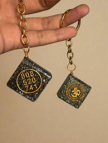 Pyrite Dhan Varsha Keychain (Buy1 Get1 Free)