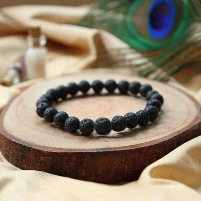 Lava Crystal Bracelet – 8MM (Grounding & Stability)